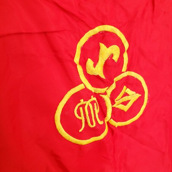 Unisex Asian Red Multicolor Beautiful Pattern Traditional Clothing Long Vest - Picture 14 of 15